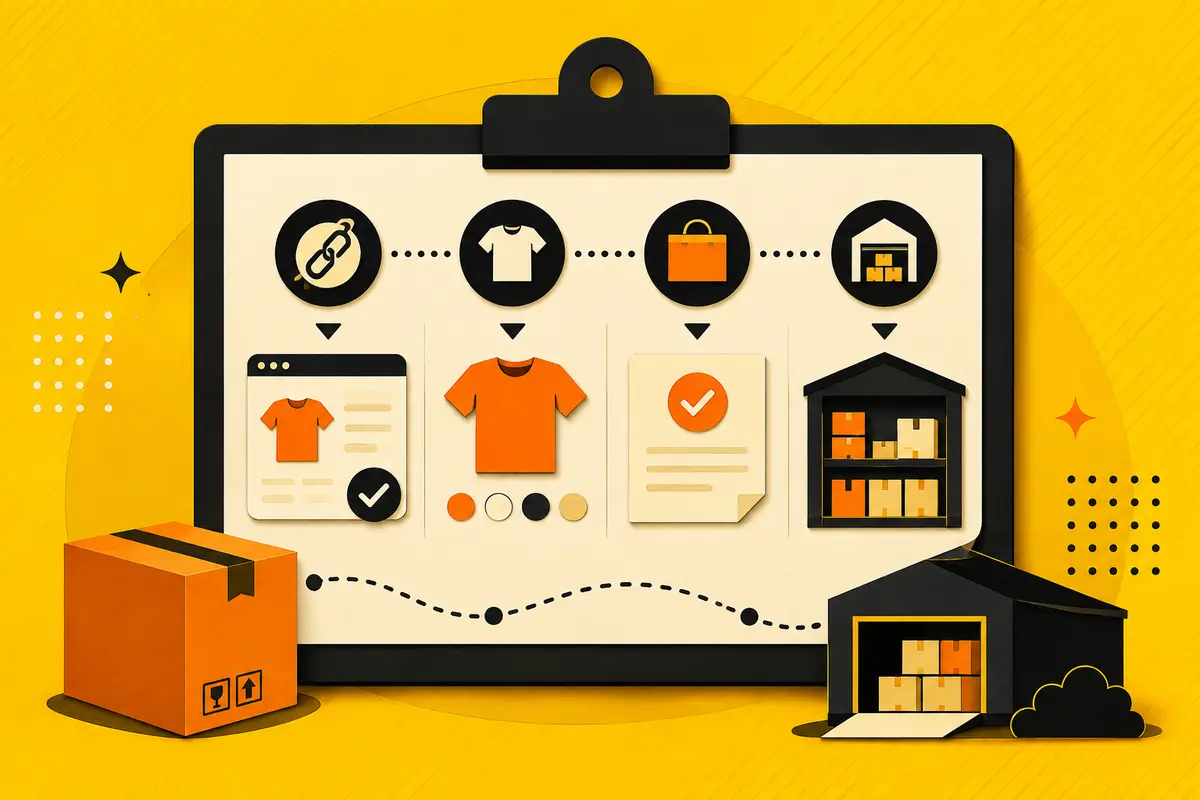 LitBuy order control from product link to warehouse